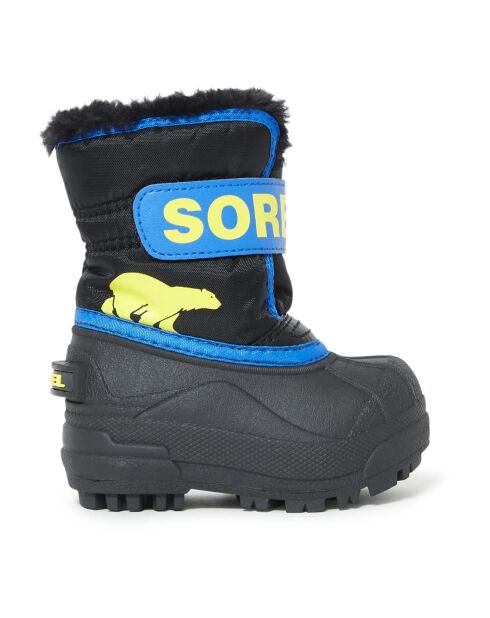 Bottes en cuir  Snow Commander bleues