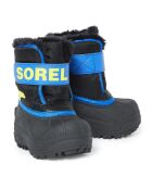 Bottes en cuir  Snow Commander bleues