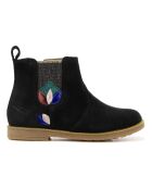 Bottines Chealsea en cuir  Trip-Rolls Flora suédé noires