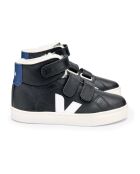 Sneakers Esplar Mid in pelle graffiata foderata nera