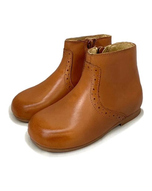 Bottines  en cuir Roxy camel