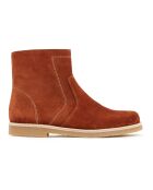 Bottines cuir Pauline caramel