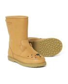 Bottes en cuir fourrées Lion Wadudu camel