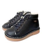 Boots  en cuir  fourrées Fletcher bleu marine