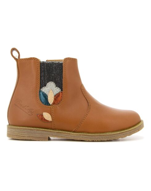 Trip-Rolls Flora camel leren Chealsea laarzen