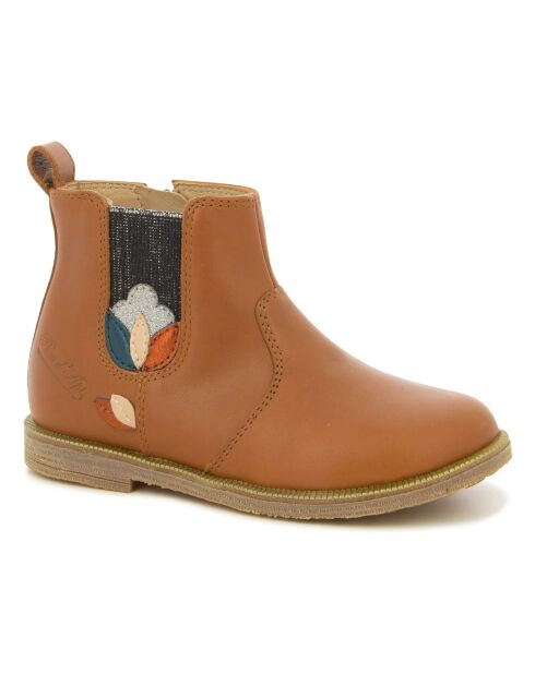 Trip-Rolls Flora camel leren Chealsea laarzen