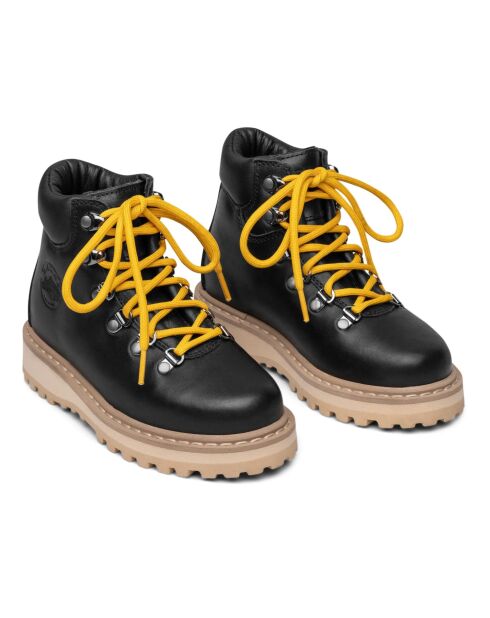 Boots  en cuir Roccia Vet fourrure noirs