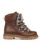 Boots  en cuir zip Tex cognac