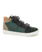 Top Easy Clay groene sneakers van leer met krasjes