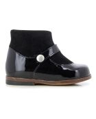Bottines  en cuir zip Zeus Bal noires