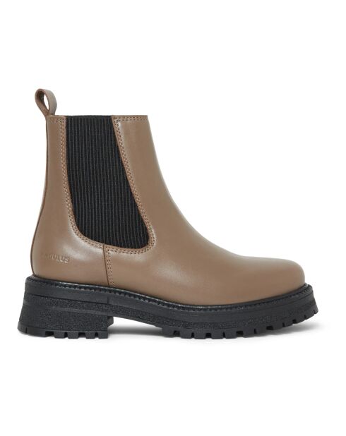 Chelsea Boots  en cuir  Mid terracotta