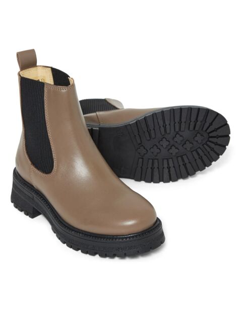 Chelsea Boots  en cuir  Mid terracotta