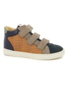 Baskets en cuir  scratchs Top Easy Clay camel