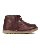 Botas de piel con forro de piel de ciruela y encaje de Desert Winter
