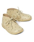 Beige leren veterlaarzen van Chaton