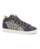 Zippy Top Zippy Sneakers aus glitzerndem Leder in Marineblau