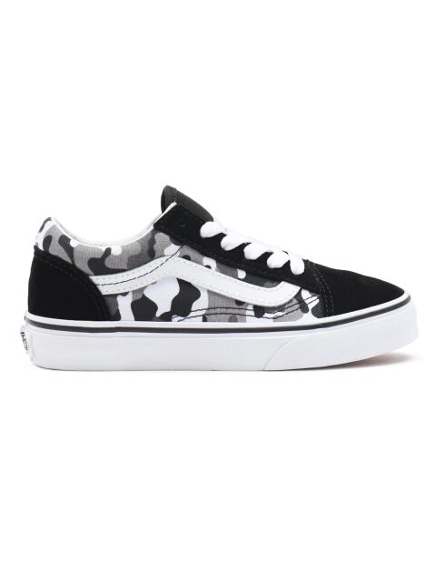 Baslets en cuir  Old Skool Camouflage noirs