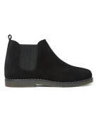 Chelsea Boots  en cuir suédé zip  noirs