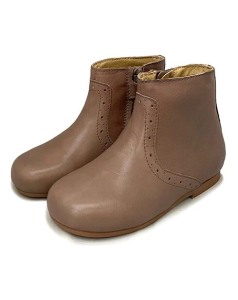 Bottines  en cuir Roxy roses