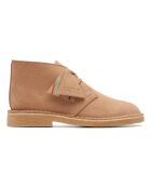 Botas Desert Boot de gamuza beige con cordones