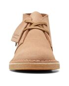Botas Desert Boot de gamuza beige con cordones