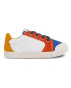 Baskets en cuir  basses scratchs C2 Canva x Bellerose rouges