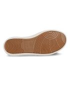 Baskets en cuir  basses scratchs C2 Canva x Bellerose rouges