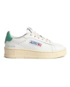 Grüne Ledersneaker Medalist Low für Kinder