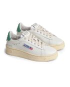 Grüne Ledersneaker Medalist Low für Kinder