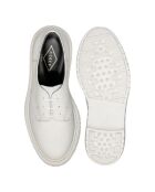 Derbies en cuir 132 blancs