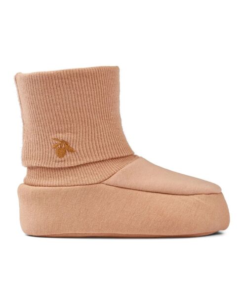 Chaussons coton bio Aggy roses