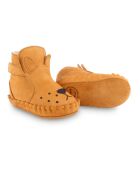 Zapatillas Lion Kapi de piel con forro camel