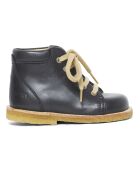 Bottines à lacets  en cuir noires