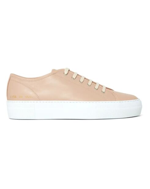 Sneakers Low Classic nude Tournament in pelle