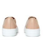 Sneakers Low Classic nude Tournament in pelle