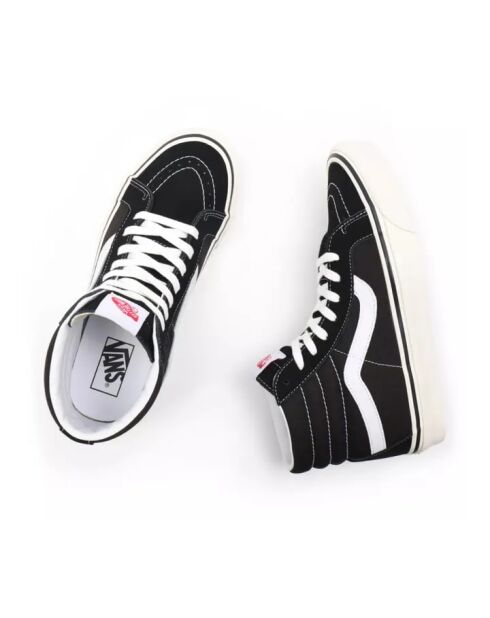 Baskets en cuir Old Skool 36 DX Flamme noires