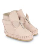 Chaussons en cuir fourés Kapi Special Licorne roses