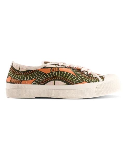 Romy Bensimon x Panafrica camel katoenen tennisschoenen