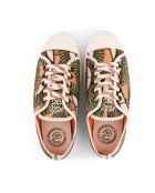 Romy Bensimon x Panafrica camel katoenen tennisschoenen