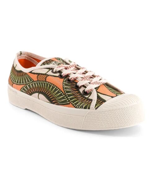 Romy Bensimon x Panafrica camel katoenen tennisschoenen