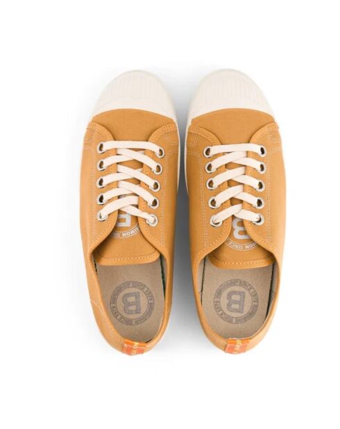 Tennisschoenen van camelkleurig katoen Romy