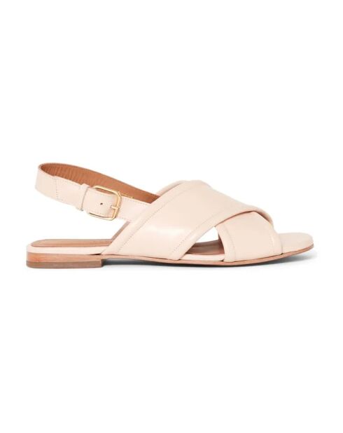Sandales en cuir Rolande nude