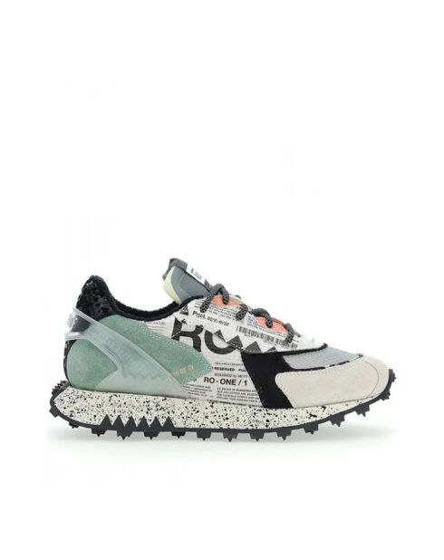 Bodrum Ro1 groene leren sneakers