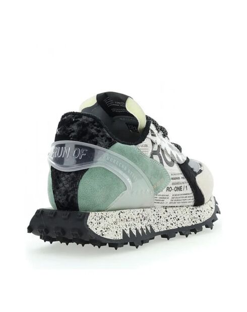 Bodrum Ro1 groene leren sneakers