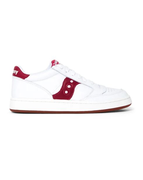 Rode Jazz Court leren sneakers met veters