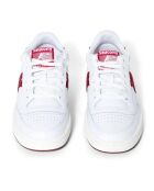 Zapatillas rojas Jazz Court de piel con cordones
