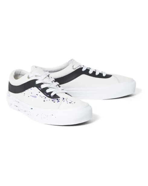 Baskets en cuir Bold Eclats blanches