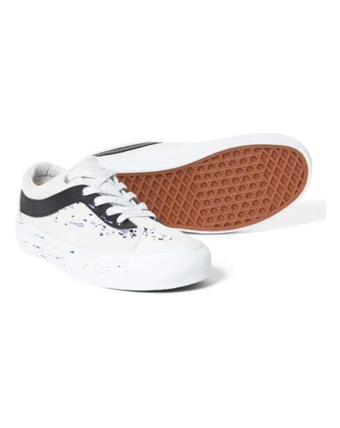 Baskets en cuir Bold Eclats blanches