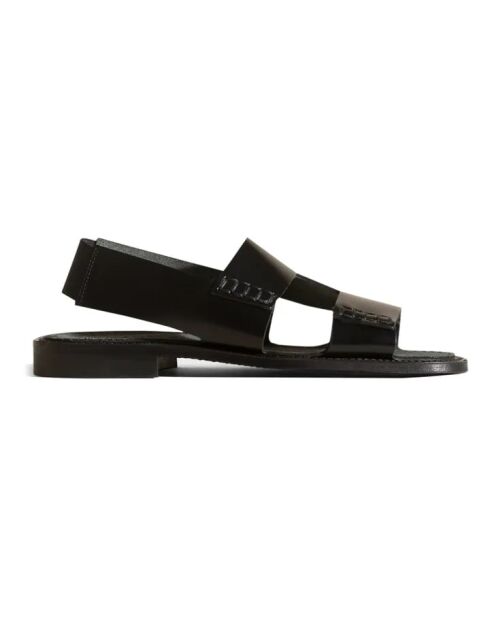 Sandales en cuir Llaut noires
