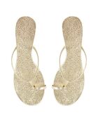 Edith 50 gouden sandalen met leren hak